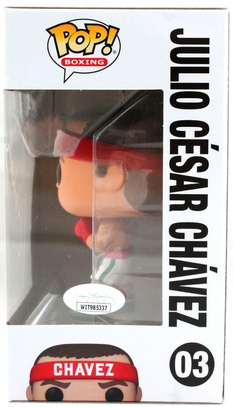 Julio Cesar Chavez Signed Funko Pop Figurine #03