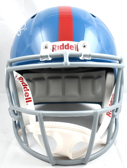 A.J. Brown Signed Ole Miss Rebels Full Size Speed Replica Helmet