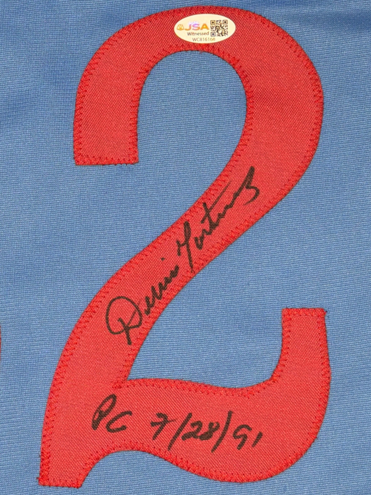 Dennis Martinez Signed Montreal Expos Custom Jersey - PG 7/28/92