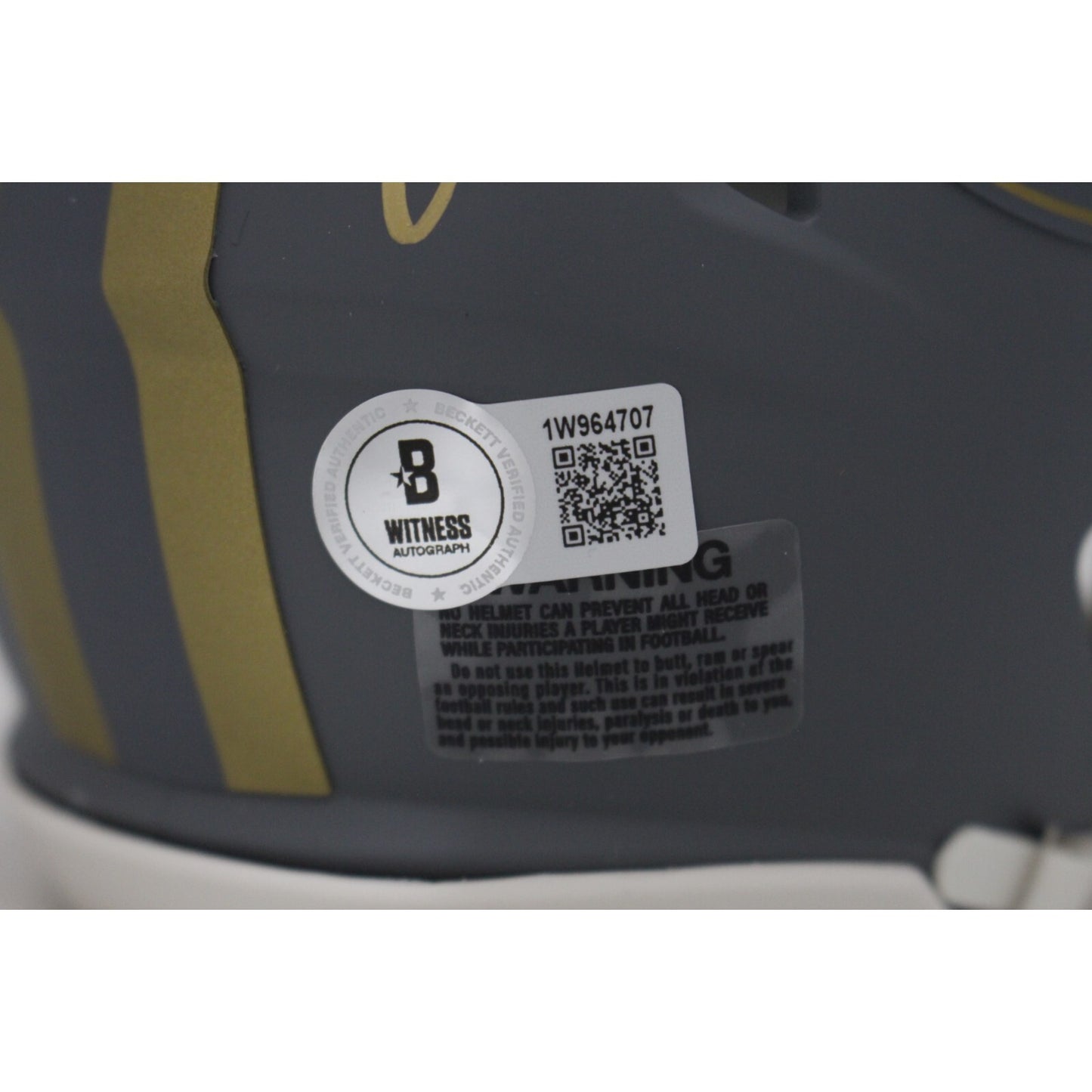 Ricky Pearsall San Francisco 49ers Autographed Slate Mini Helmet