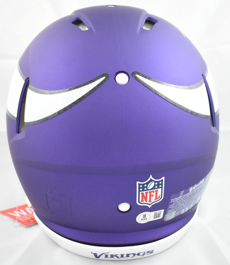Randy Moss Signed Minnesota Vikings Speed Authentic Helmet