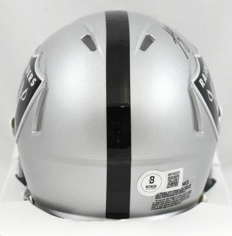 Ashton Jeanty Signed Las Vegas Raiders Speed Mini Helmet