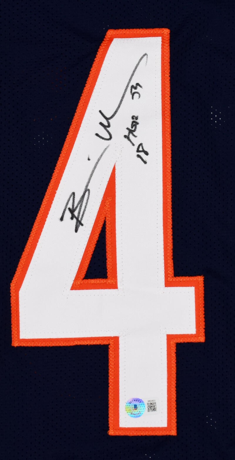 Brian Urlacher Autographed Chicago Bears Custom Blue Jersey