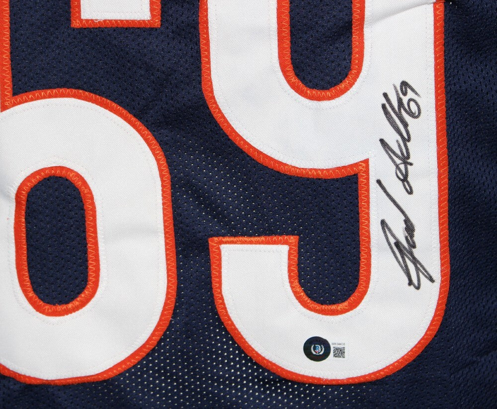 Jared Allen Signed Chicago Bears Custom Football Jersey Beckett COA