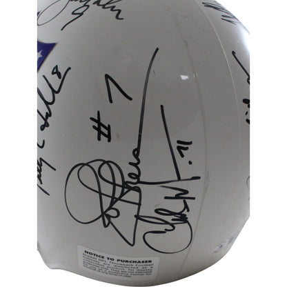 George Blanda, Paul Krause & Multi-Signed NFL Alumni Full Size 2-Bar Helmet