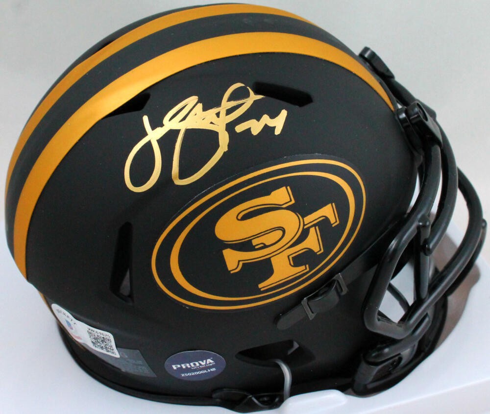 Joe Staley Signed San Francisco 49ers Eclipse Mini Helmet