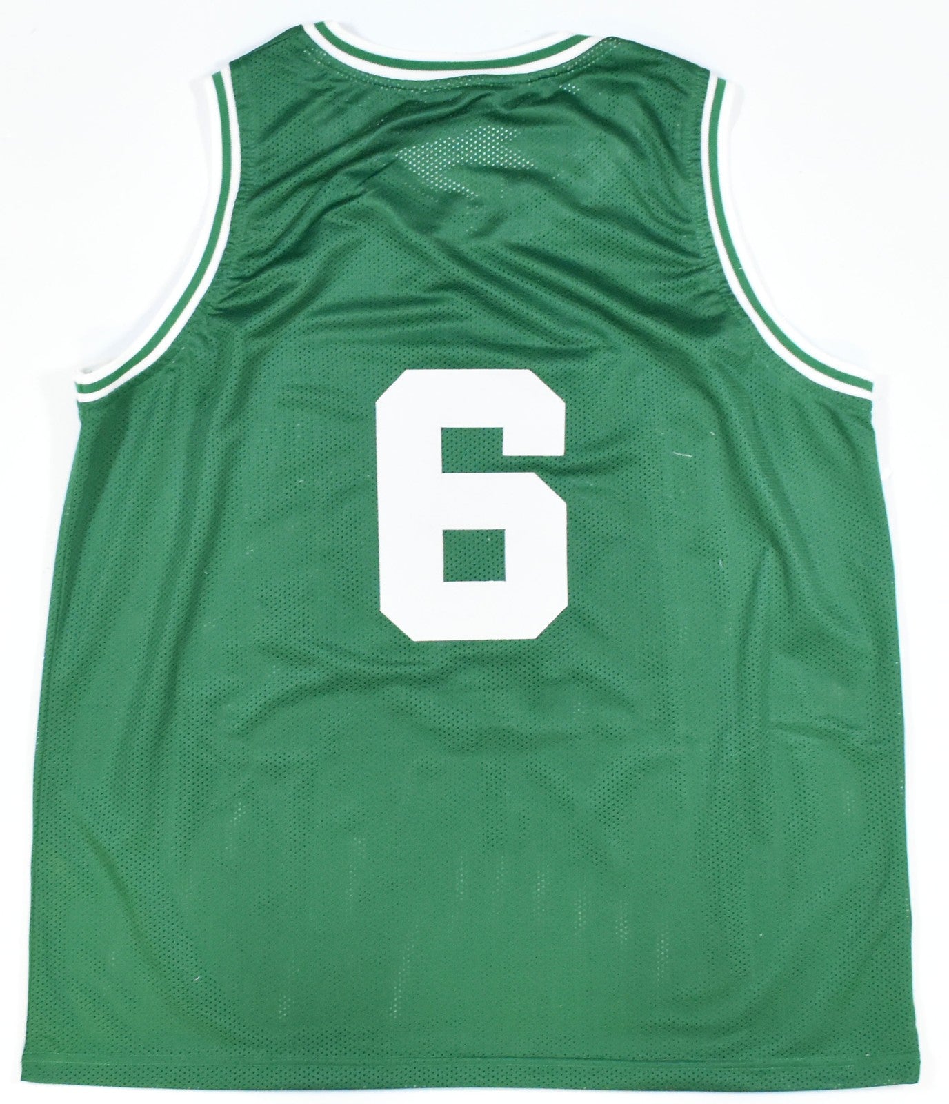 Bill Russell Signed Boston Celtics Custom Green Jersey