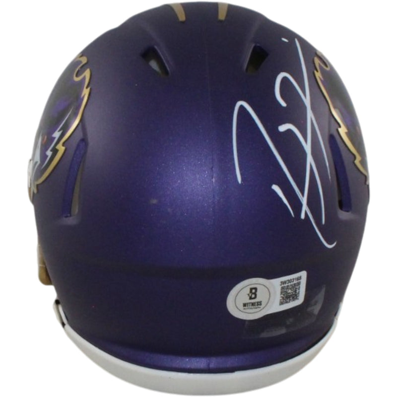 Ray Lewis Autographed Baltimore Ravens 2024 Alternate Mini Helmet