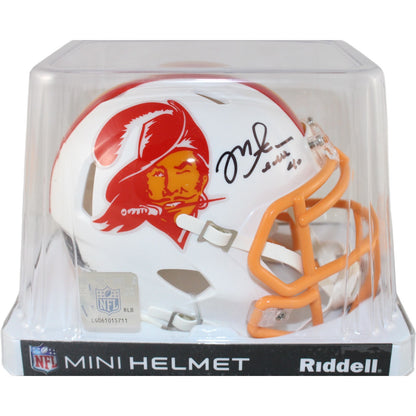 Mike Alstott Tampa Bay Buccaneers Throwback Autographed Mini Helmet