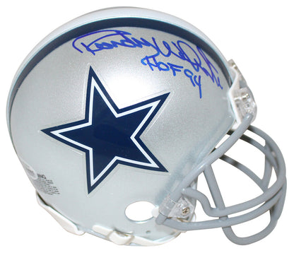 Randy White Autographed Dallas Cowboys Mini Helmet (HOF Inscription)