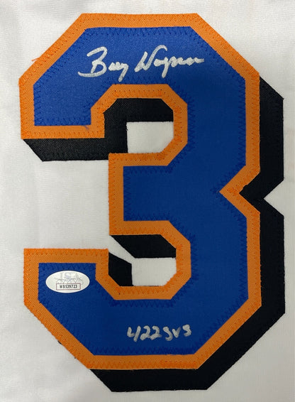 Billy Wagner Signed New York Mets Custom White Jersey (422 SVS) JSA