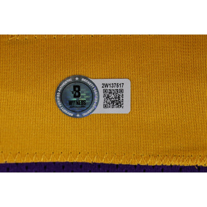 Jordan Addison Autographed Pro Style Purple Jersey (Beckett COA)