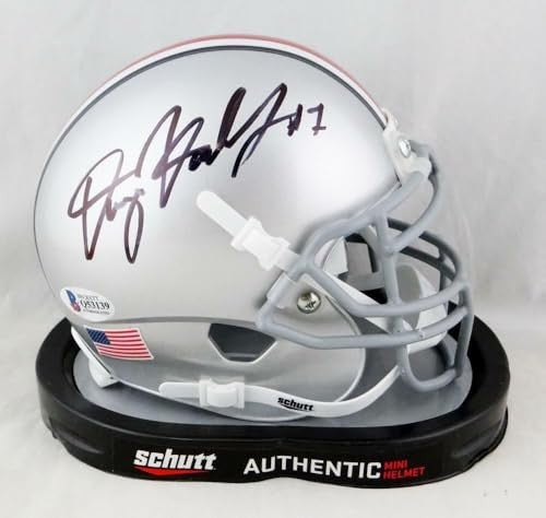 Dwayne Haskins Signed Ohio State Buckeyes Black Mini Helmet