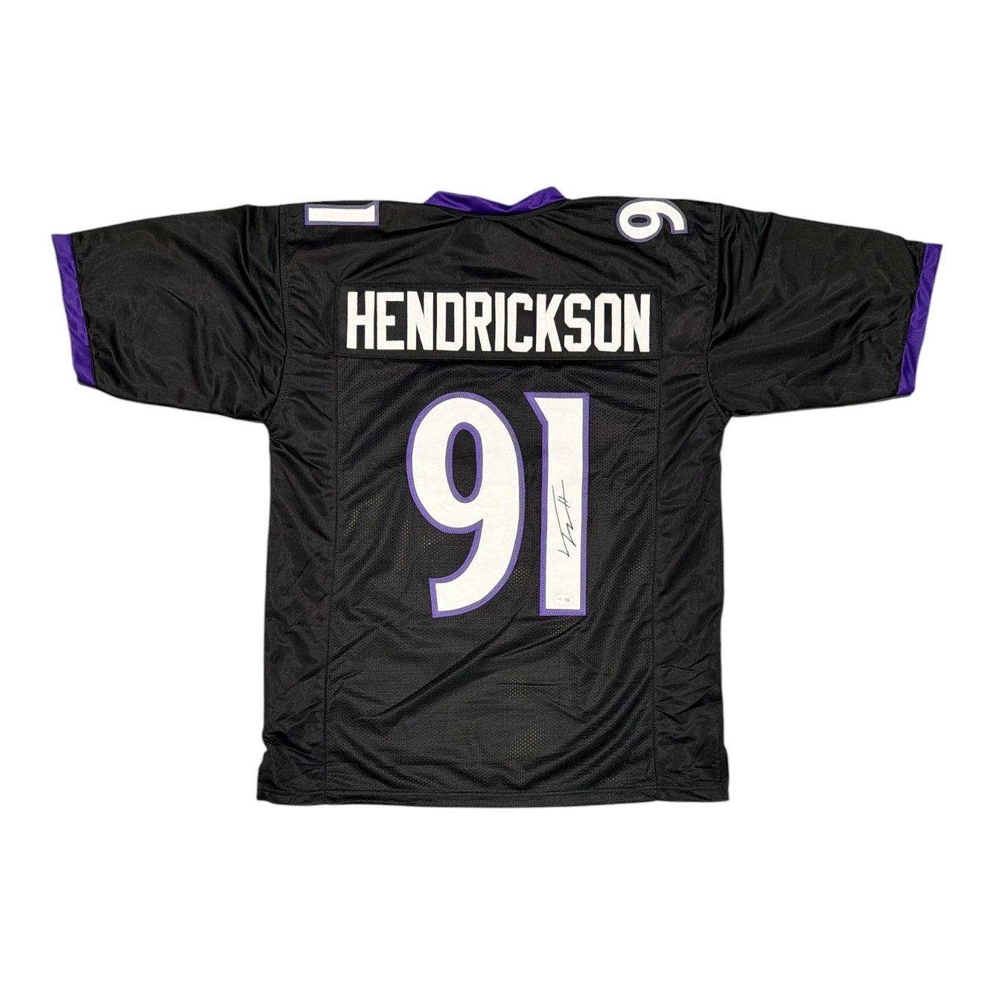 Trey Hendrickson Signed Baltimore Ravens Custom Jersey