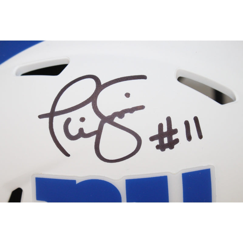 Phil Simms New York Giants Autographed Lunar Mini Helmet