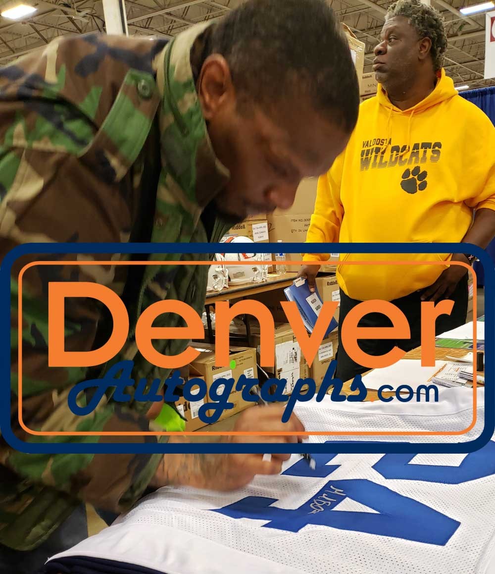 Marion Barber Autographed White Custom Jersey