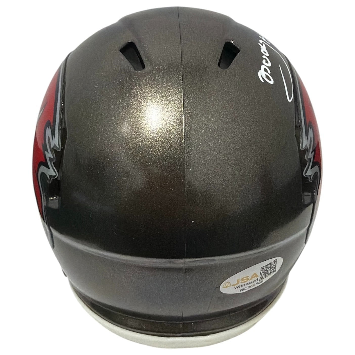 Bucky Irving Signed Tampa Bay Buccaneers Speed Mini Helmet