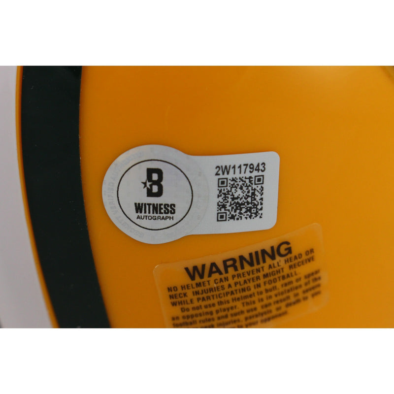 Sterling Sharpe Green Bay Packers Autographed VSR4 Mini Helmet (HOF)