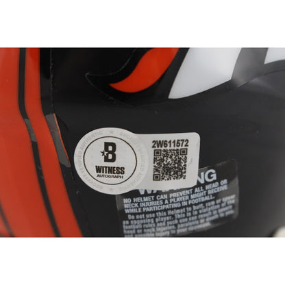 Rod Smith Denver Broncos Autographed Throwback Mini Helmet
