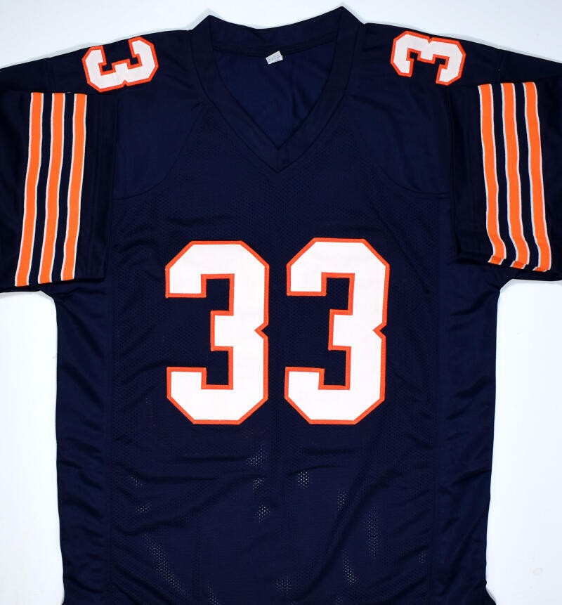 D'Onta Foreman Autographed Blue Custom Jersey