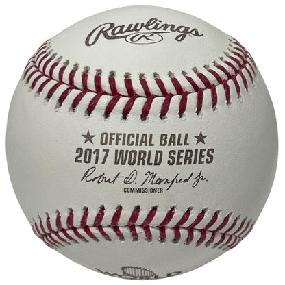Alex Bregman Signed Houston Astros 2017 World Series Logo Baseball