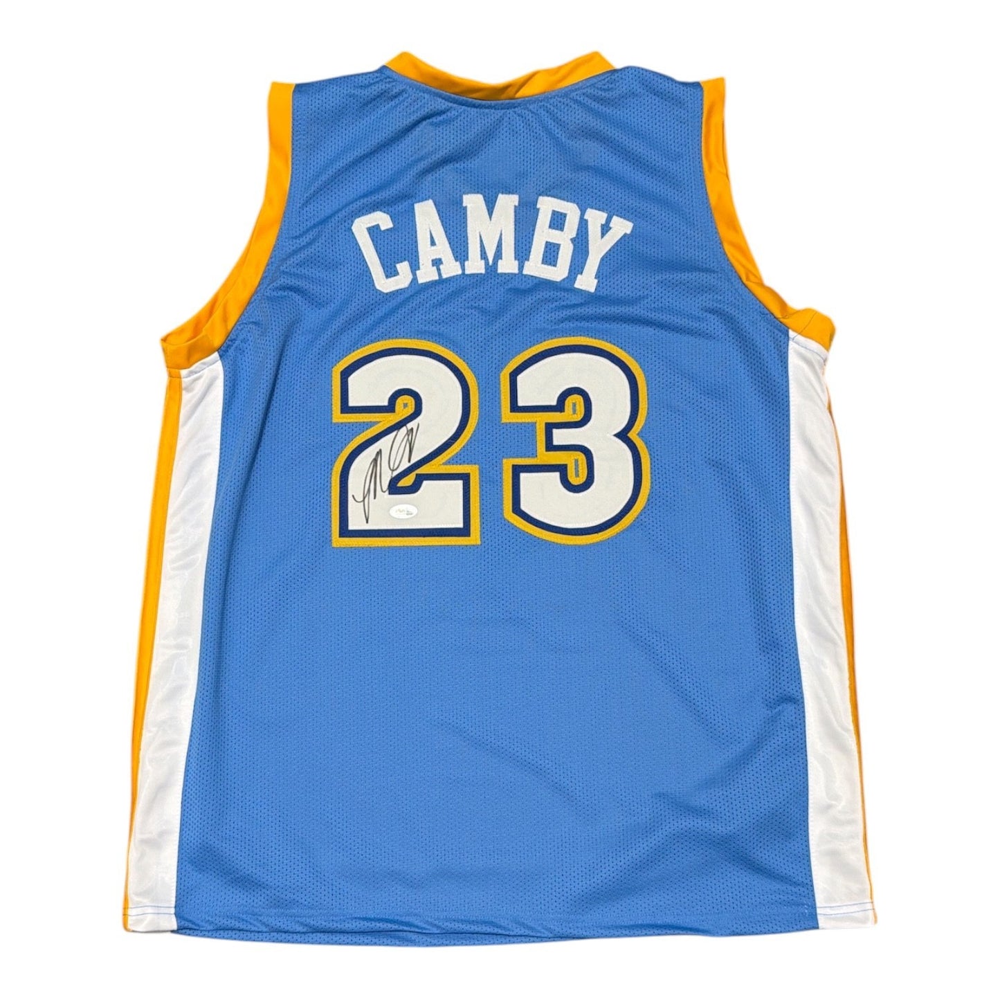 Marcus Camby Signed Denver Nuggets Custom Jersey