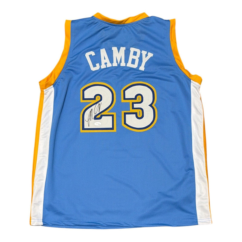 Marcus Camby Signed Denver Nuggets Custom Jersey