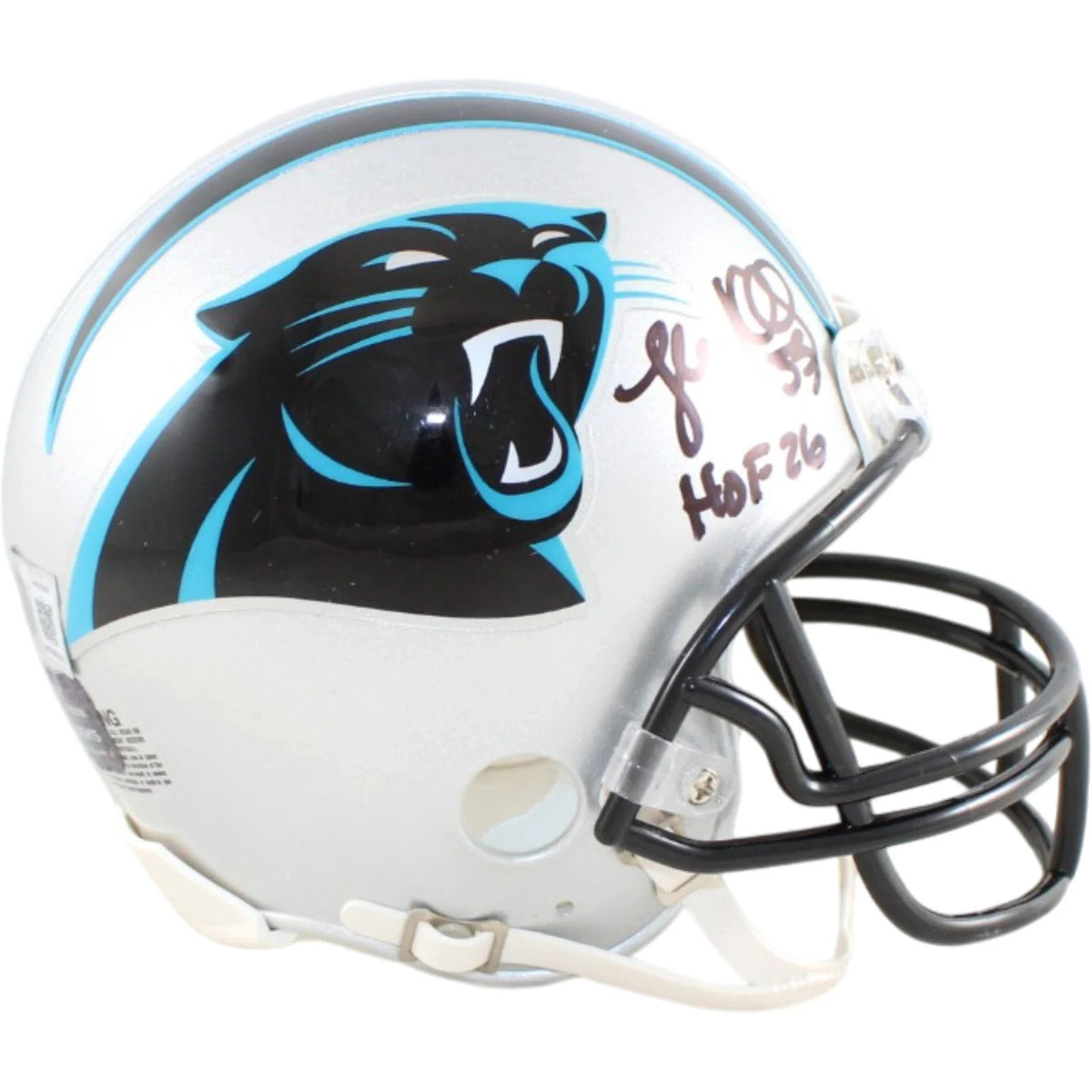 Luke Kuechly Signed Carolina Panthers Mini Helmet - HOF Inscribed