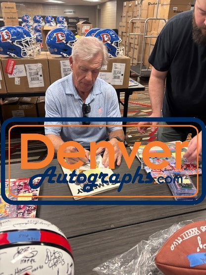 John Elway Autographed Denver Broncos 1983 NFL Debut Gameday Magazine