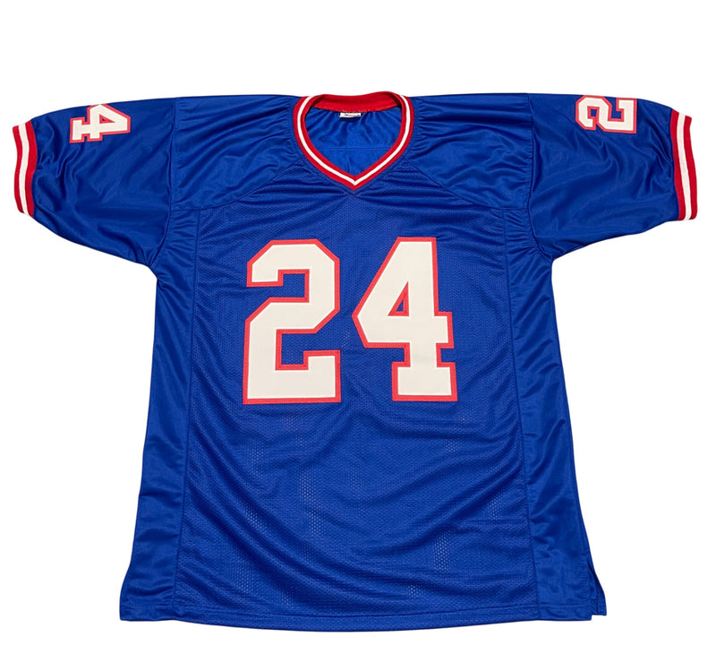 Ottis Anderson Autographed New York Giants Custom Jersey (Beckett)