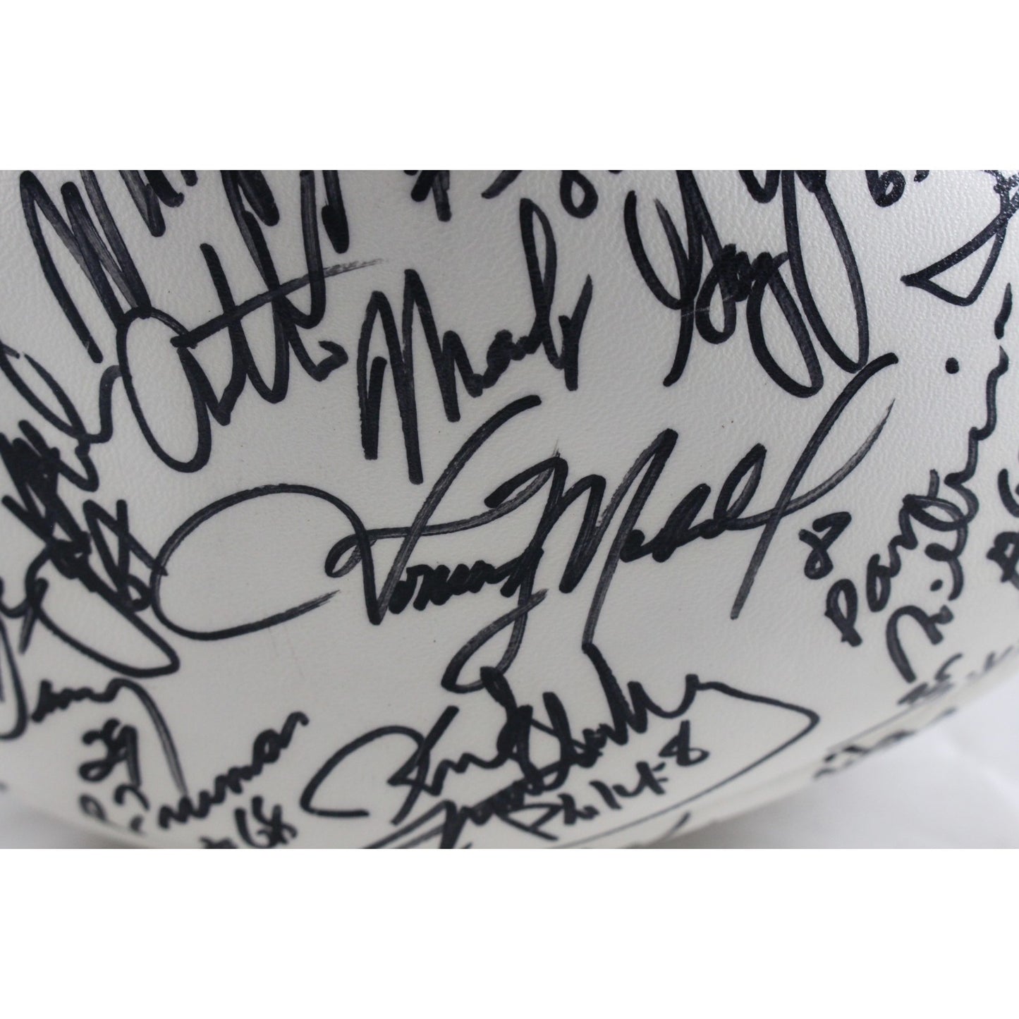 John Elway & 1993 Denver Broncos Team Signed Football (56 Sigs) - Beckett
