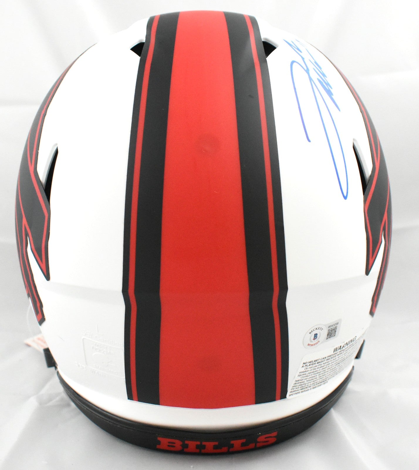 Josh Allen Signed Buffalo Bills Full Size Eclipse Speed Authentic Helmet