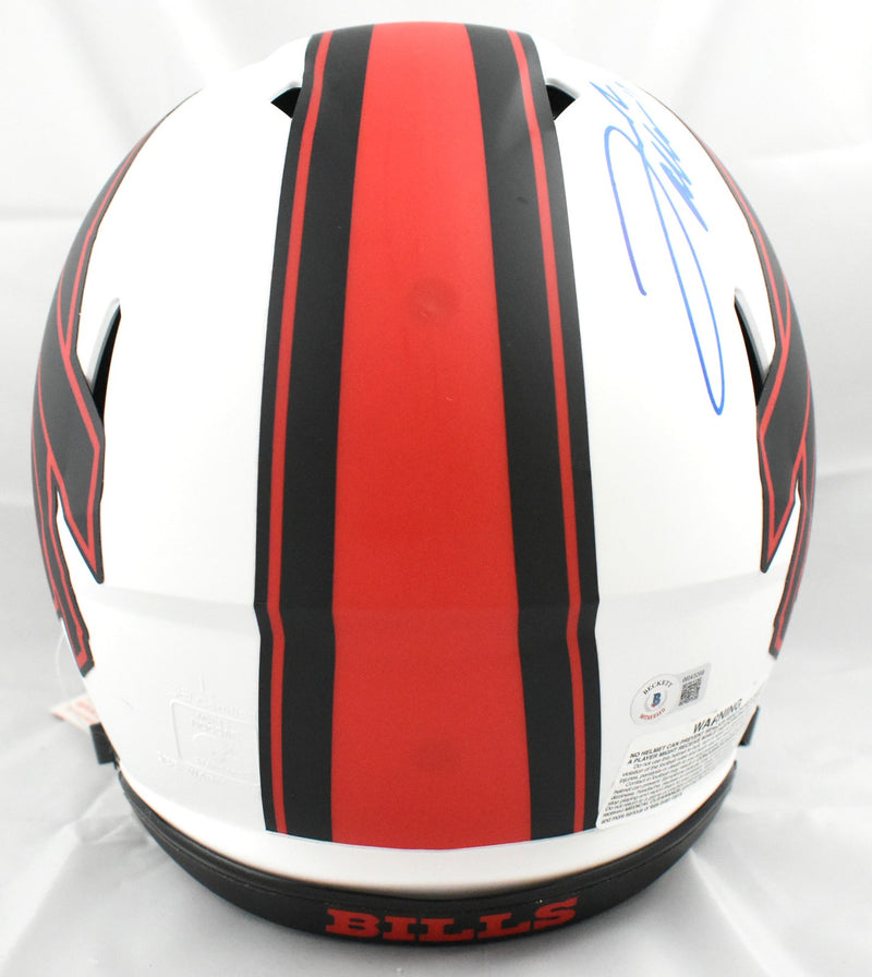 Josh Allen Signed Buffalo Bills Full Size Eclipse Speed Authentic Helmet