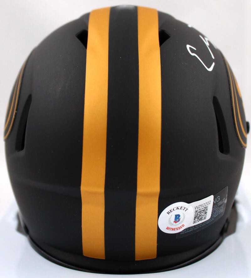Elijah Mitchell Signed San Francisco 49ers Eclipse Speed Mini Helmet