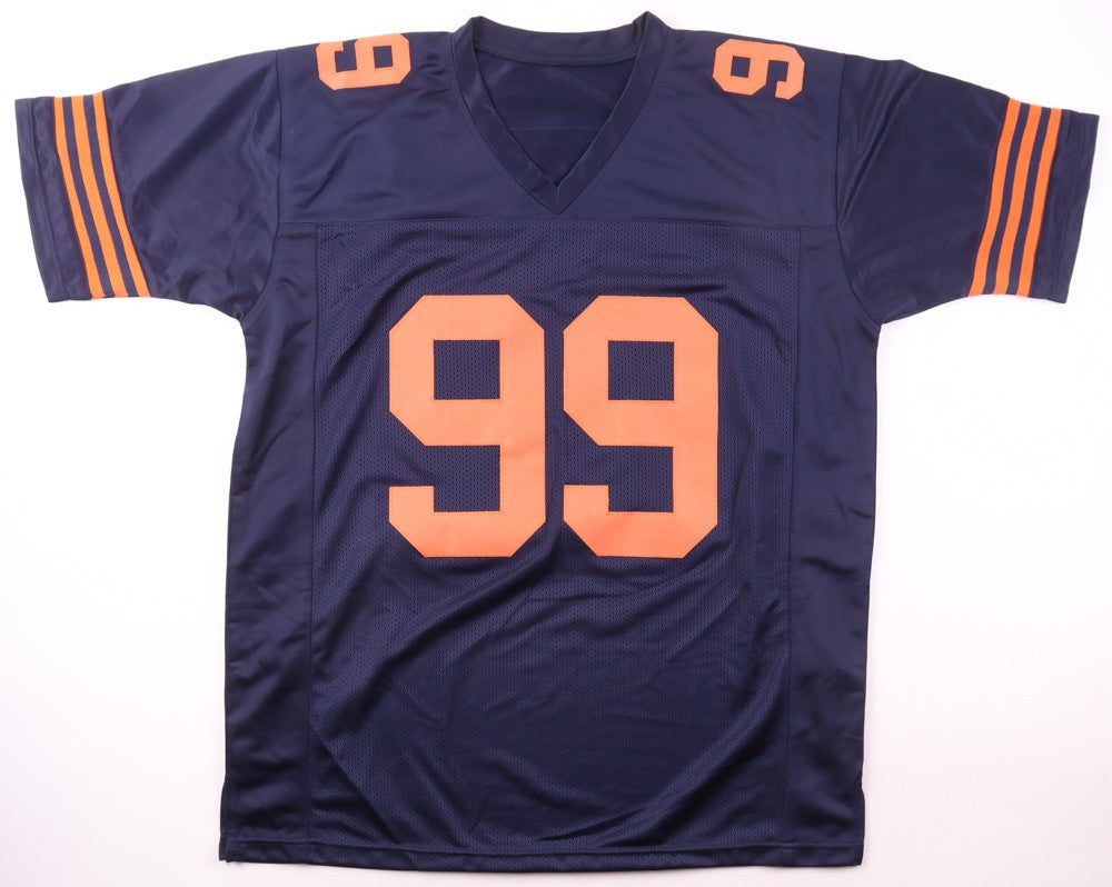 Dan Hampton Signed Chicago Bears Custom Football Jersey (HOF 2002)