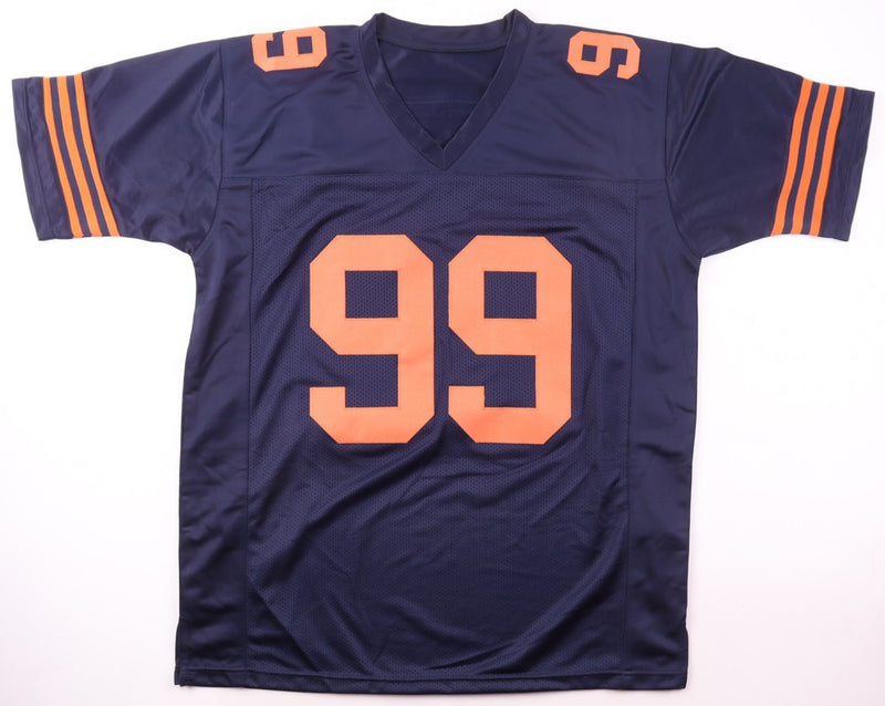 Dan Hampton Signed Chicago Bears Custom Football Jersey (HOF 2002)