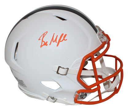 Baker Mayfield Signed Cleveland Browns Authentic Flat White Full Size Helmet