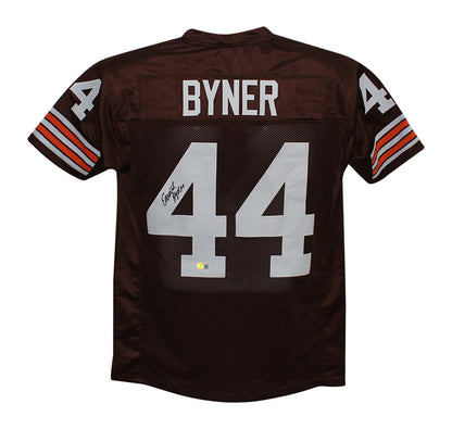 Earnest Byner Signed Cleveland Browns Custom Football Jersey (BAS)