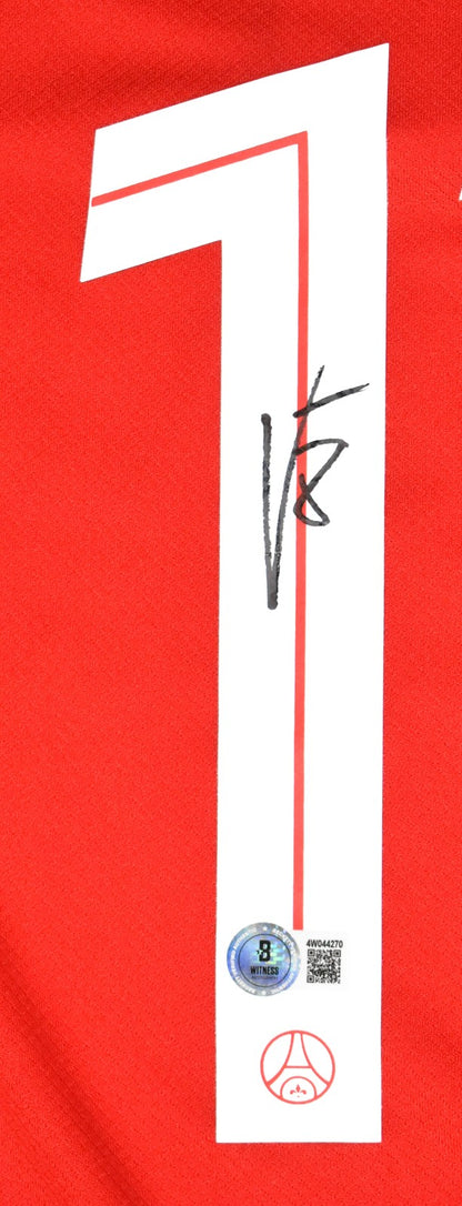 Vitinha Autographed Paris Saint-Germain Red Third Jersey