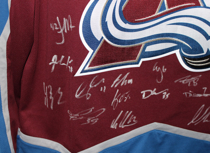 Colorado Avalanche Team Signed 2022 Stanley Cup Fanatics Jersey (20 Sigs)