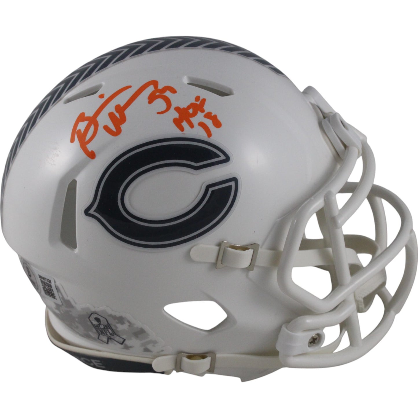 Brian Urlacher Chicago Bears Autographed 2024 STS Mini Helmet HOF