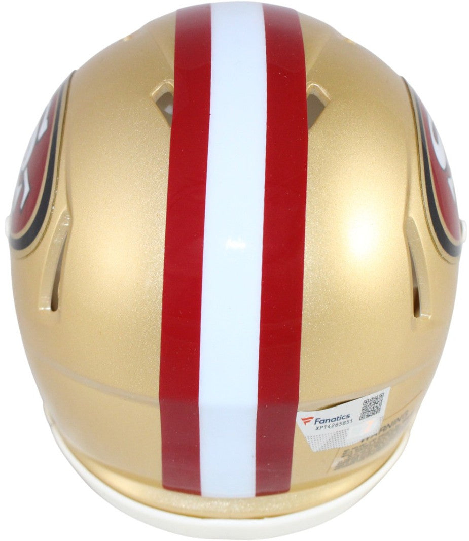 Christian McCaffrey Autographed San Francisco 49ers Mini Helmet