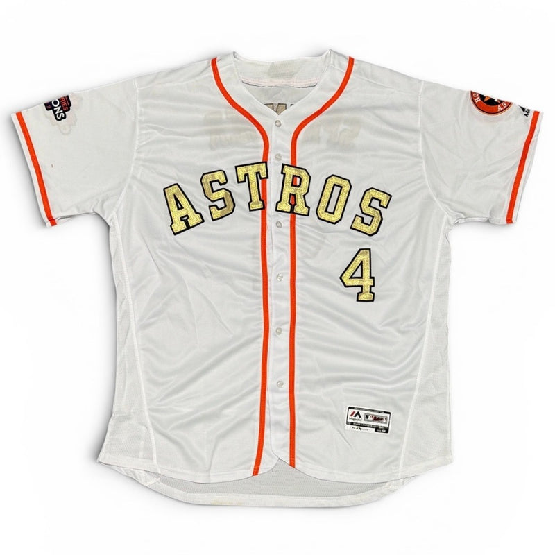 George Springer Signed Houston Astros 2017 World Series Custom Jersey