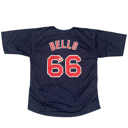 Brayan Bello Signed Boston Red Sox Custom Jersey w/ 2 Inscriptions