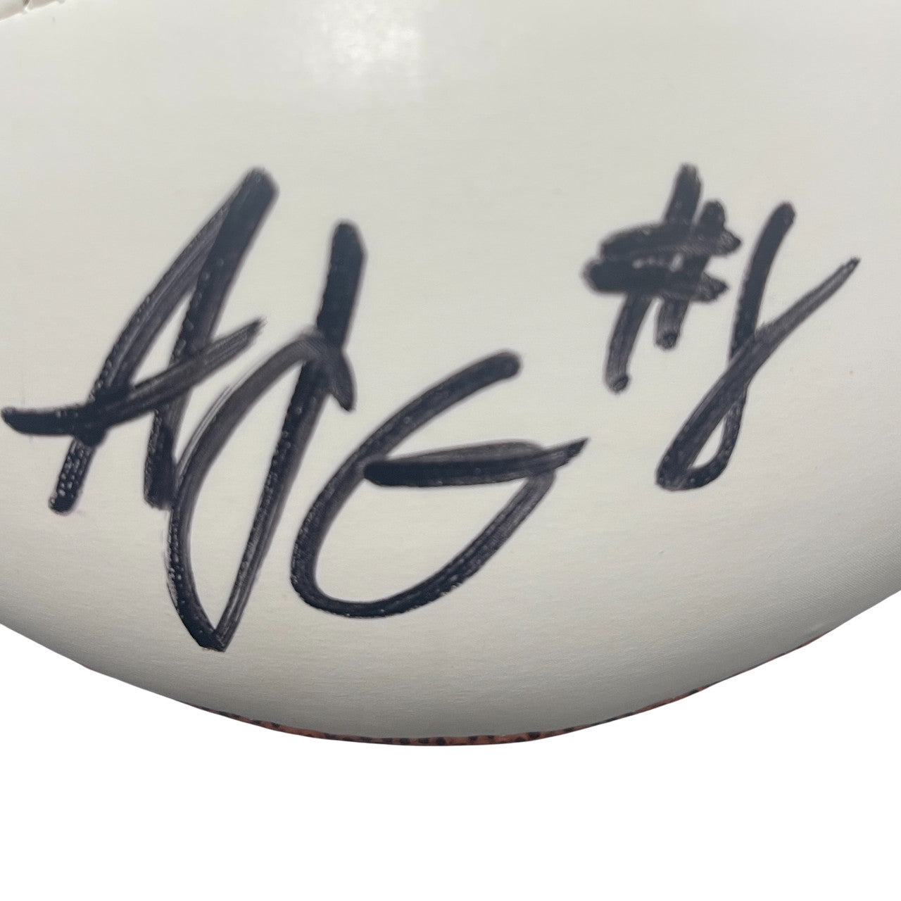AJ Green Signed Cincinnati Bengals Wilson Mini White Panel Football - JSA