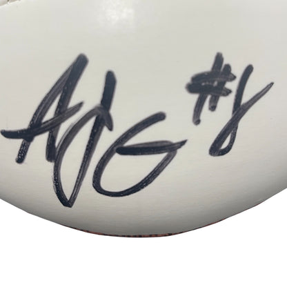 AJ Green Signed Cincinnati Bengals Wilson Mini White Panel Football - JSA