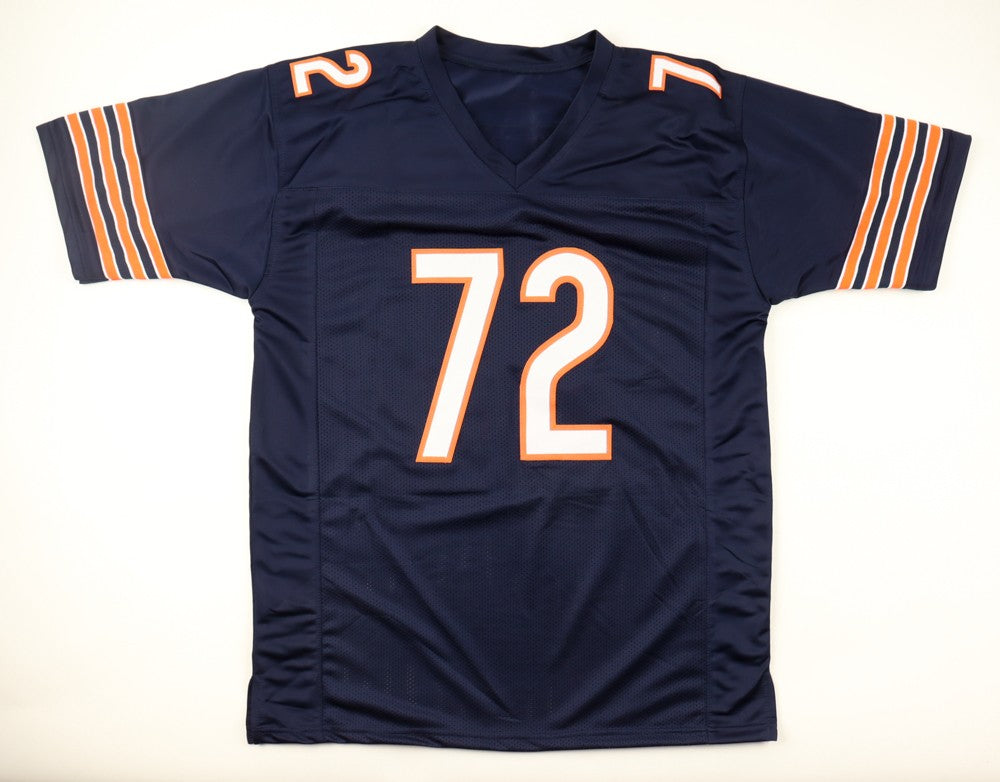 William Perry Autographed Chicago Bears Custom Blue Jersey