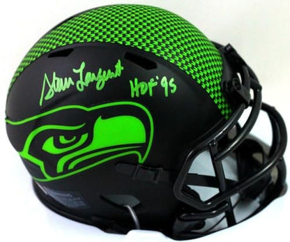 Steve Largent Autographed Seattle Seahawks Eclipse Mini Helmet