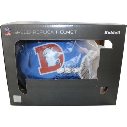John Elway Signed Denver Broncos Full Size Throwback Replica Helmet