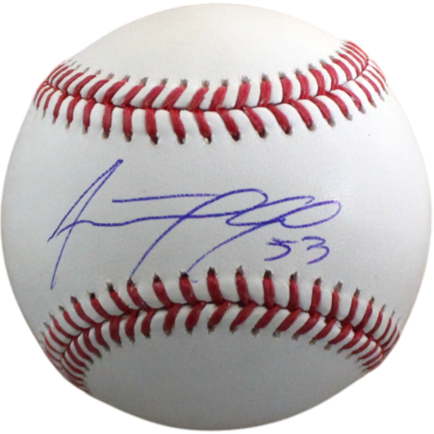 Adolis Garcia Autographed Texas Rangers Rawlings OML Baseball